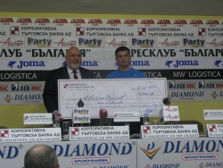 Европейският шампион Ивайло Филев получи своя „Голям чек“ от КТБ АД